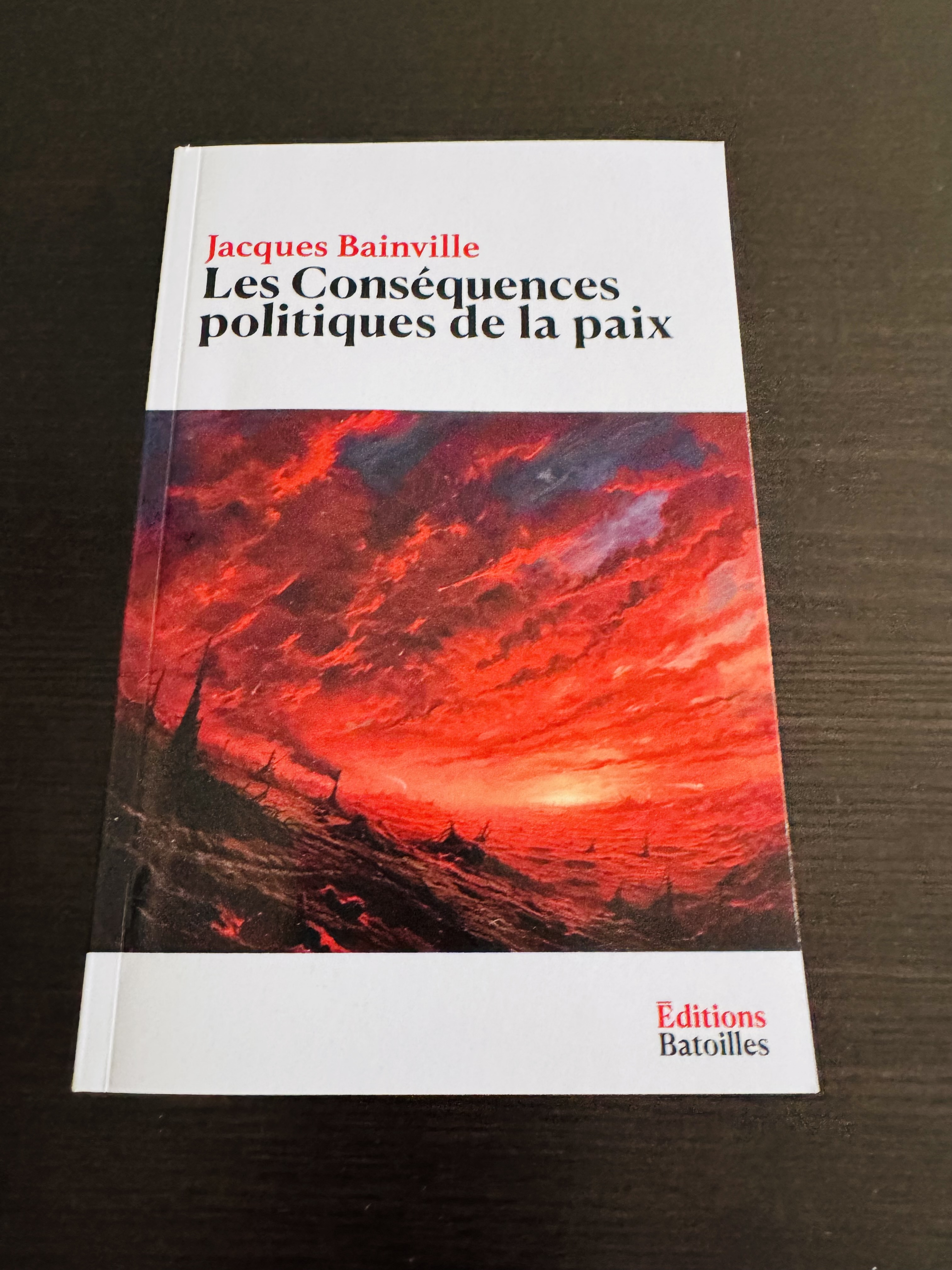 Les Conséquences politiques de la paix 0