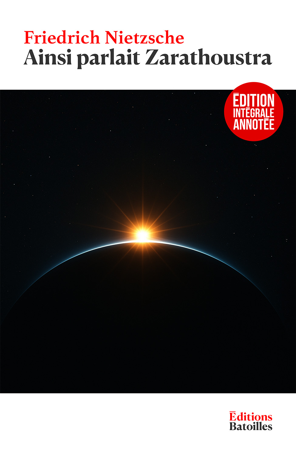 Ainsi parlait Zarathoustra cover Éditions Batoilles