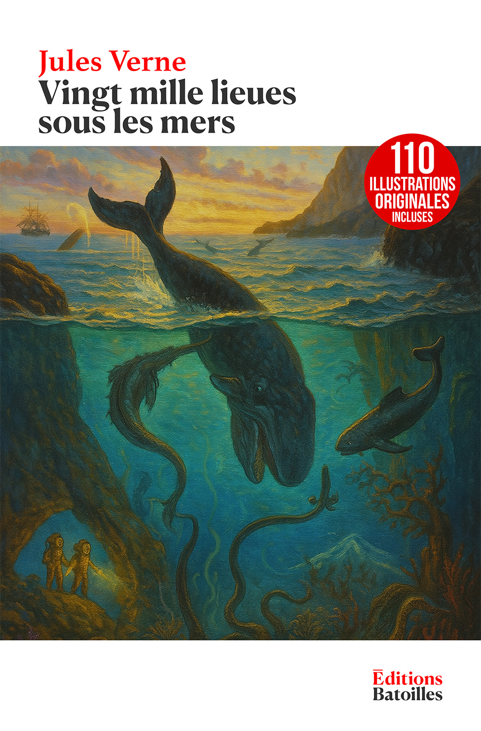Vingt mille lieues sous les mers Éditions Batoilles