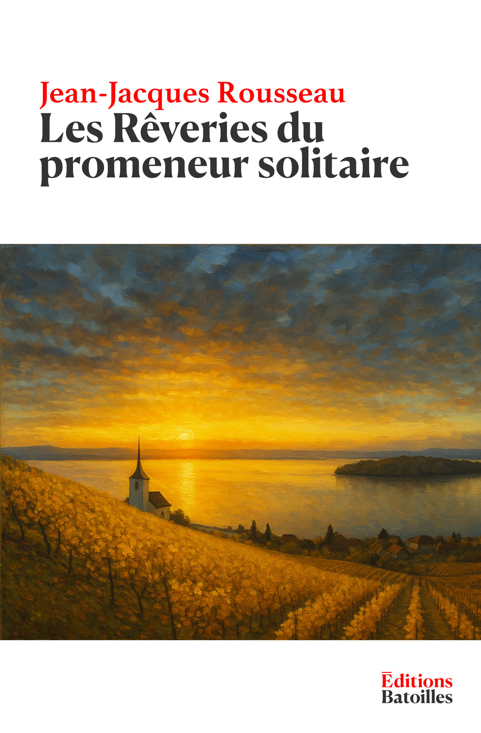 Les Rêveries du promeneur solitaire cover Éditions Batoilles
