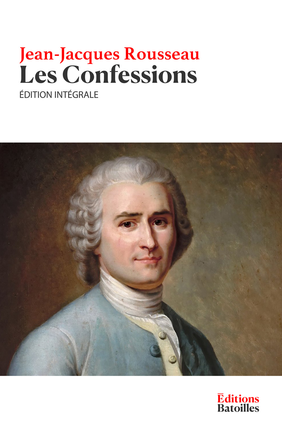 Les Confessions cover Éditions Batoilles