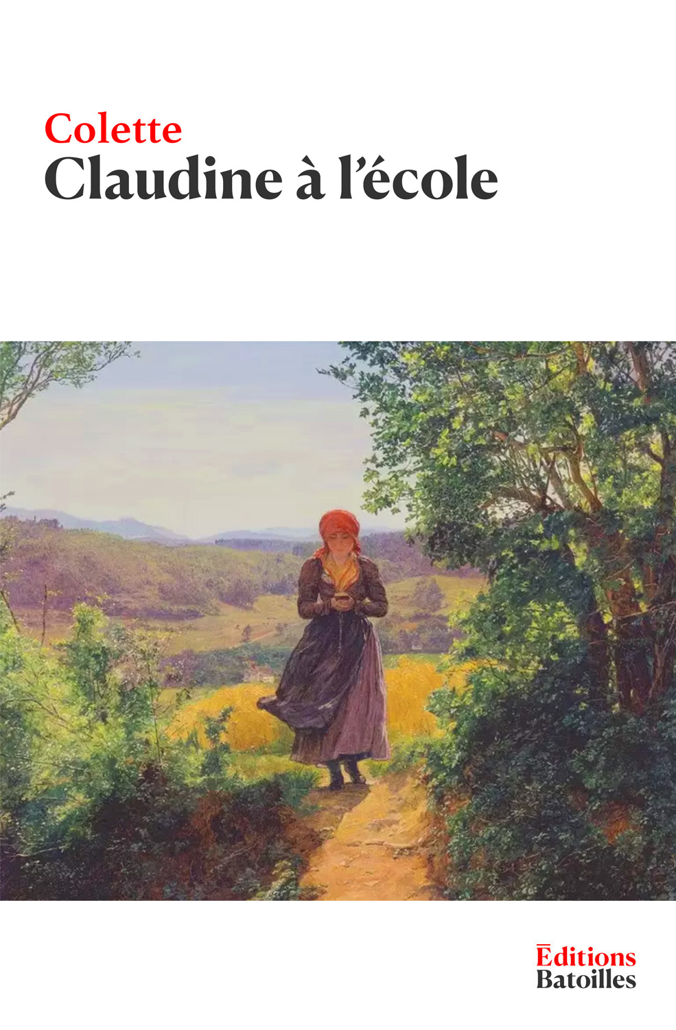 Claudine à l'école cover Éditions Batoilles