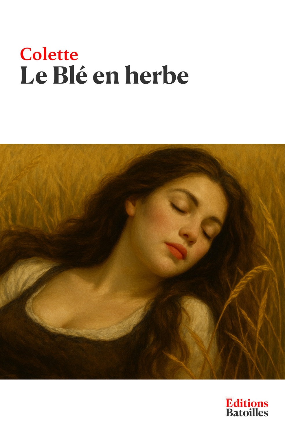 Le Blé en herbe cover Éditions Batoilles