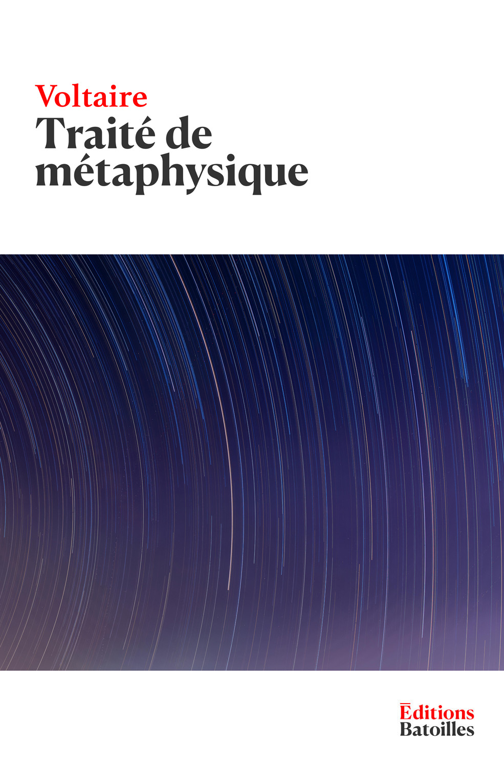 Traité de métaphysique cover Éditions Batoilles