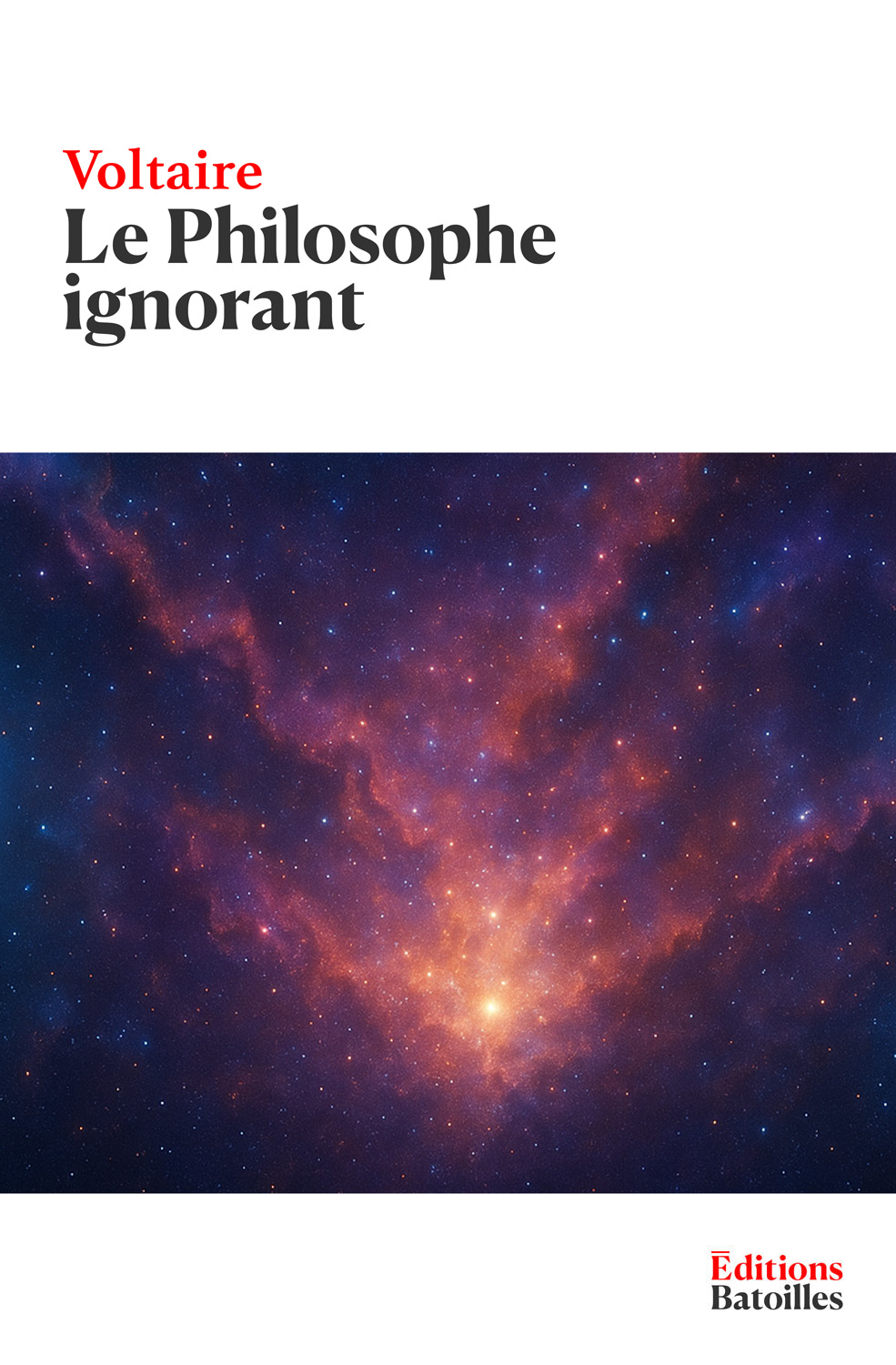 Le Philosophe ignorant cover Éditions Batoilles