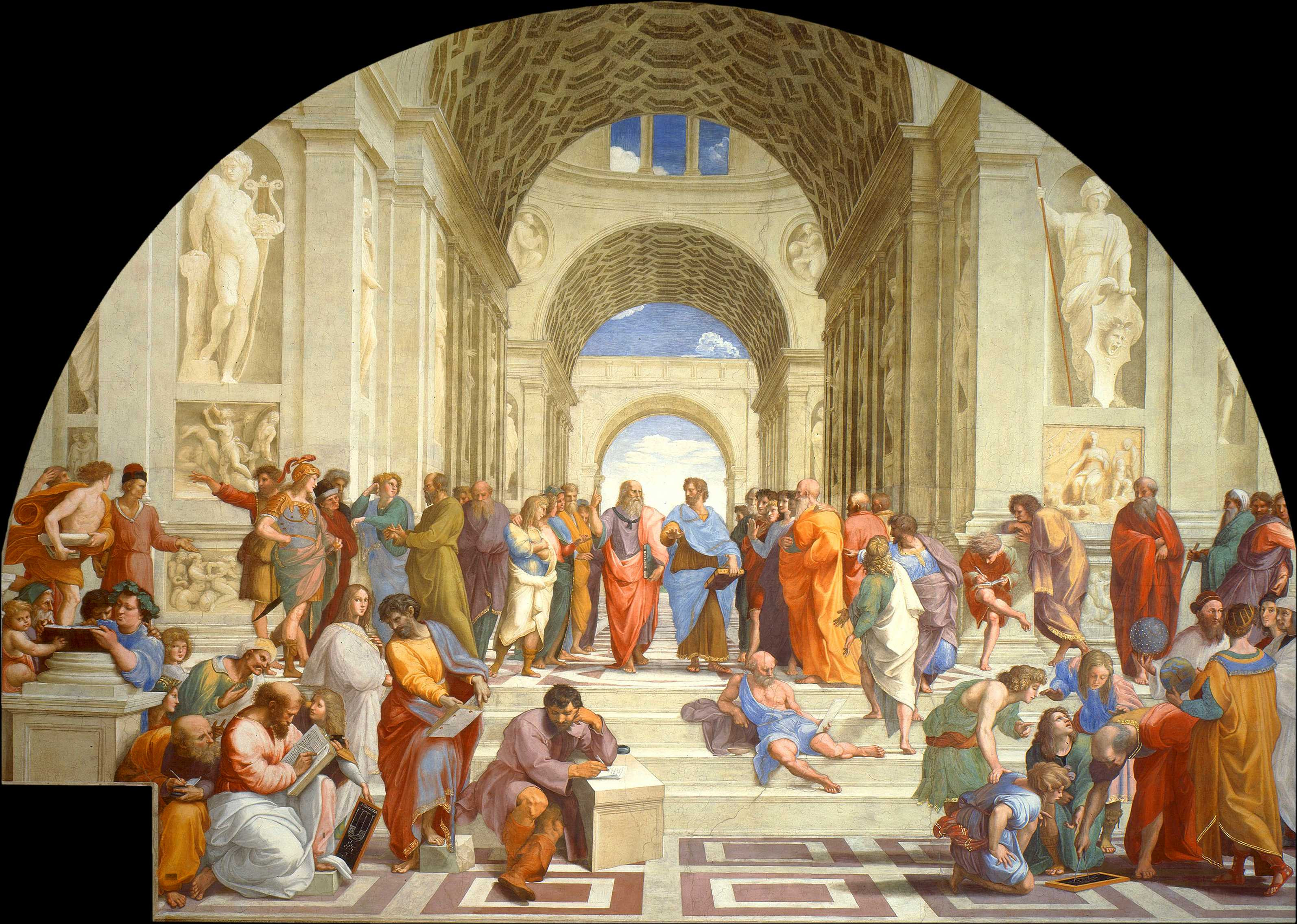  Fresque L’École d’Athènes (1508-1512)